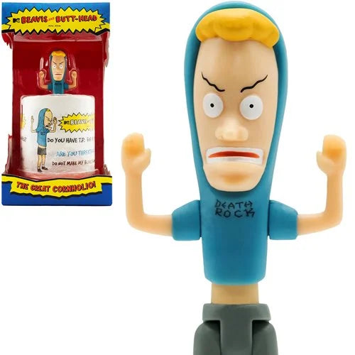 IN STOCK! Beavis and Butthead Cornholio 3 3/4-Inch ReAction Figure and TP Box Set - SDCC Exclusive