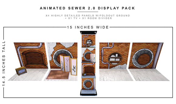 IN STOCK! Extreme Sets - Animated Sewer 2.0 - Detolf Sections