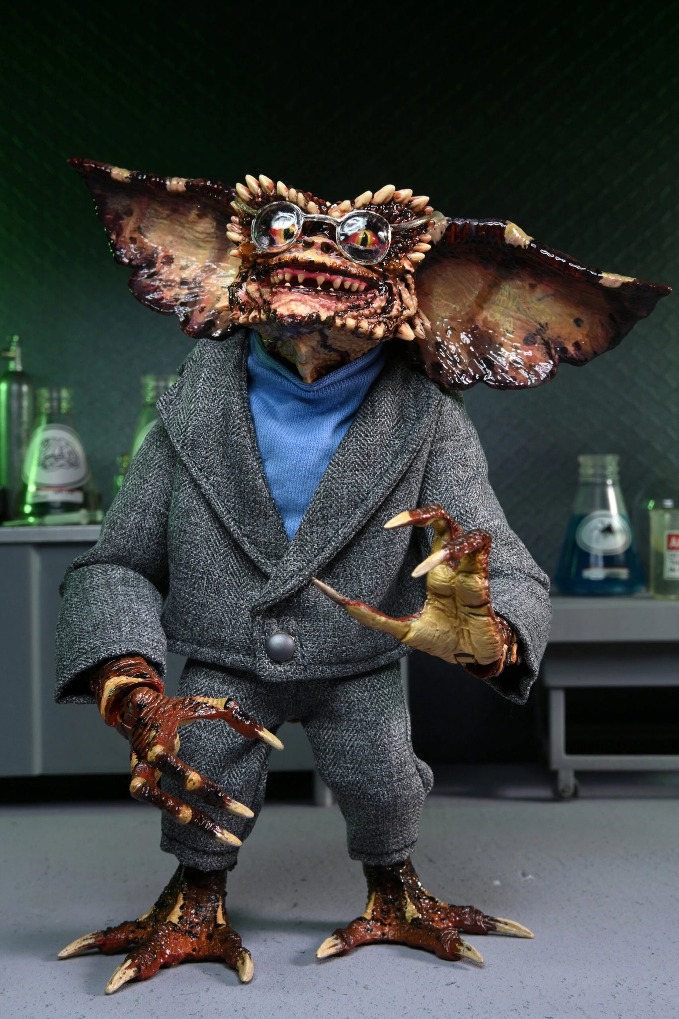 IN STOCK! NECA Gremlins 2 Ultimate Brain Gremlin 7 Inch Action