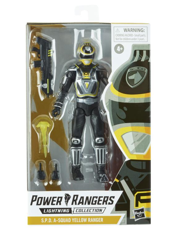 IN STOCK! Power ranger Lightning Collection S.P.D. A-Squad Yellow Ranger 6-Inch Action Figure