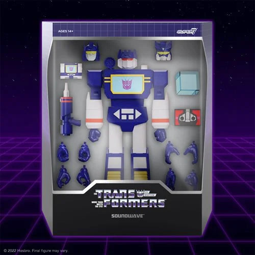 IN STOCK! Super 7 Ultimates Transformers Wave 4 Soundwave 7 inch Action Figure