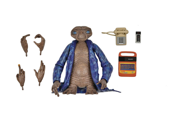 IN STOCK! NECA E.T. The Extra-Terrestrial 40th Anniversary – 7″ Scale Action Figure – Ultimate Telepathic E.T. 7 inch Figure