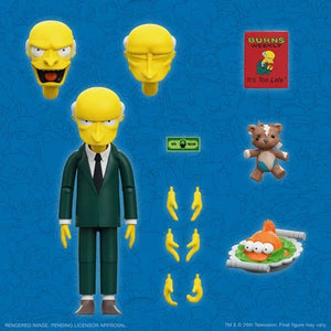 ( Pre Order ) Super 7 Ultimates The Simpsons Wave 3 C. Montgomery Burns 7-Inch Action Figure
