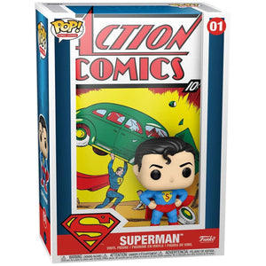 IN STOCK! Funko Superman Action Comic Pop! Comic Cover Figure