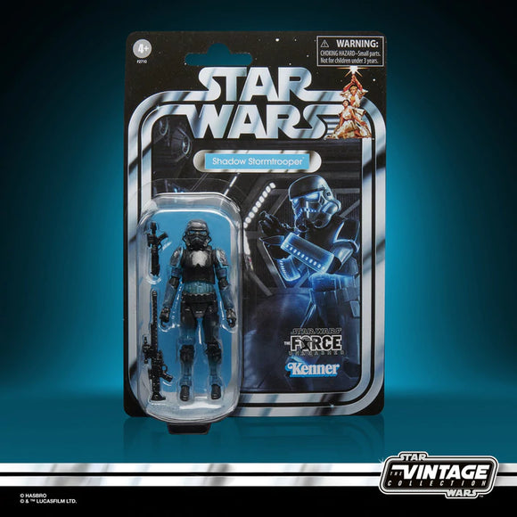 IN STOCK! Star Wars The Vintage Collection Gaming Greats Shadow Stormtrooper 3 3/4-Inch Action Figure ( creased card )
