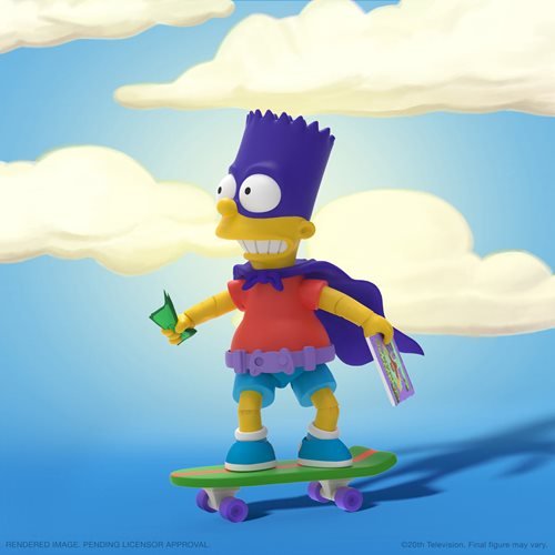 IN STOCK! Super 7 Ultimates The Simpsons Wave 2 Bartman 7-Inch Action Figure