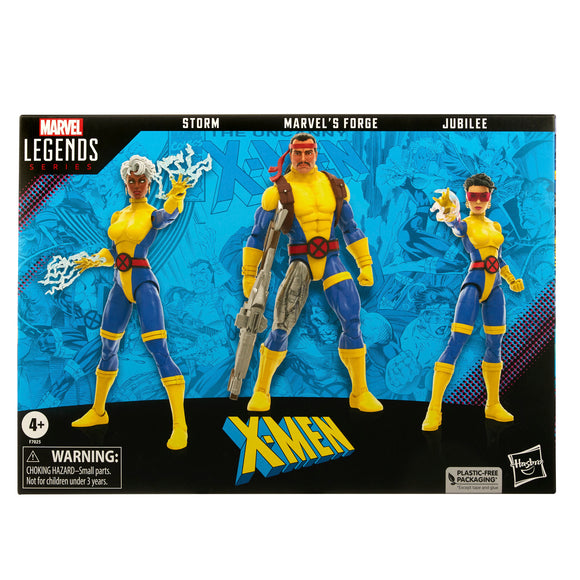 IN STOCK! Hasbro Marvel Legends Series X-Men Forge, Storm, & Jubilee 3 pack