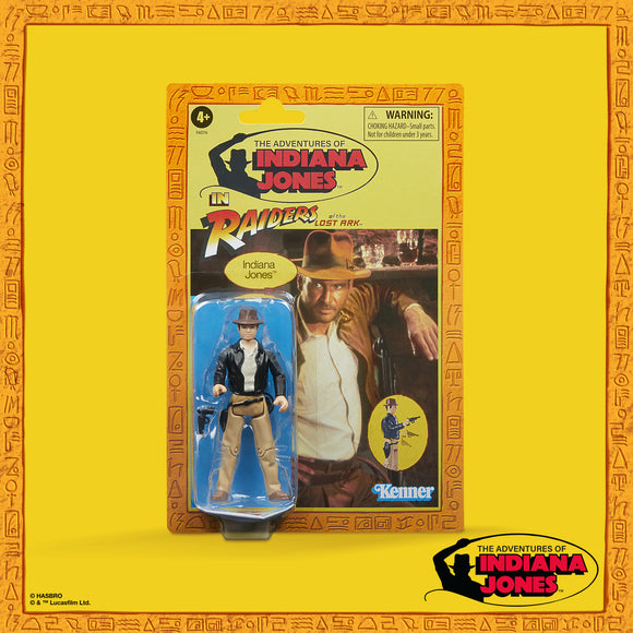 IN STOCK! Indiana Jones and the Raiders of the Lost Ark Retro Collection Indiana Jones 3 3/4-Inch Action Figure