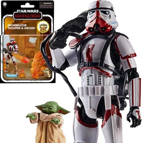 IN STOCK! Star Wars The Vintage Collection Deluxe Incinerator Trooper and Grogu 3 3/4-Inch Action Figures - Exclusive