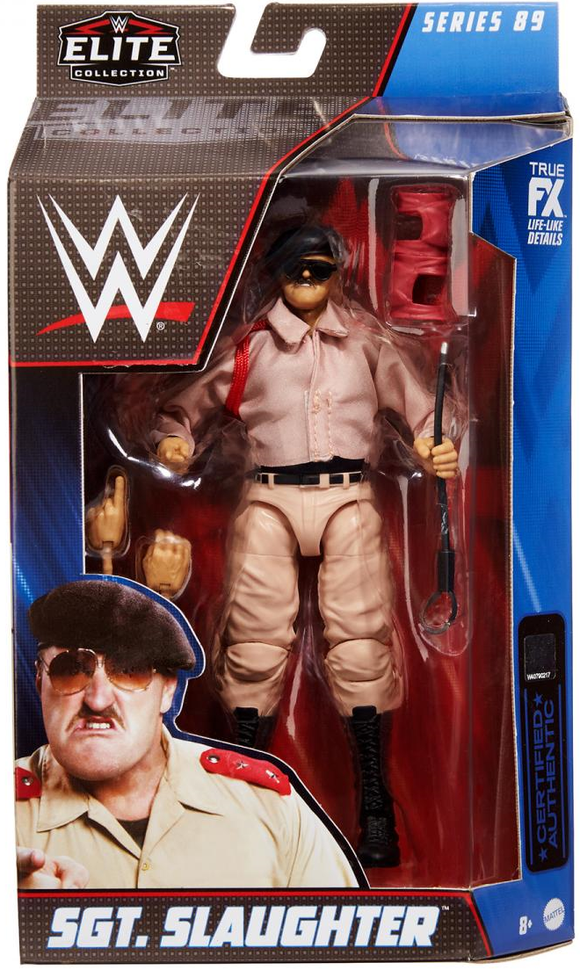 IN STOCK! WWE Elite Collection Series 89 Sgt Slaughter Action Figure