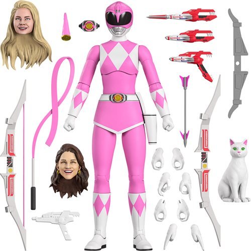 IN STOCK! Super 7 Power Rangers Ultimates Wave 2  Pink Ranger 7-Inch Action Figure