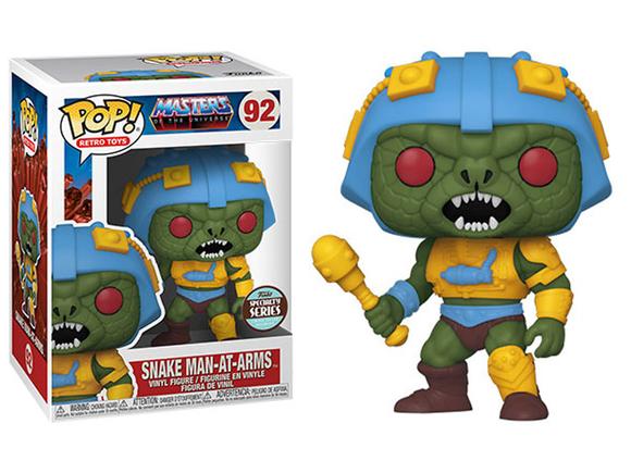IN STOCK! FUNKO Masters of the Universe Snake Man-At-Arms Pop! Vinyl Figure - Specialty Series