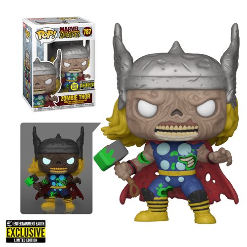 IN STOCK! Funko Marvel Zombies Thor Glow-in-the-Dark Funko Pop! Figure - Entertainment Earth Exclusive