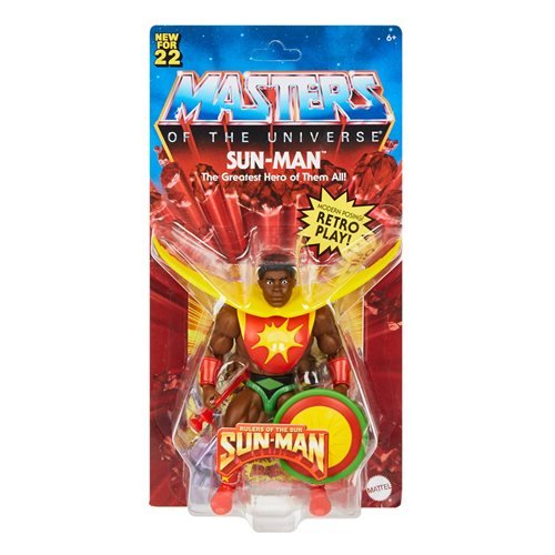 IN STOCK! M.O.T.U Origins Wave 8 Sun-Man Action Figure
