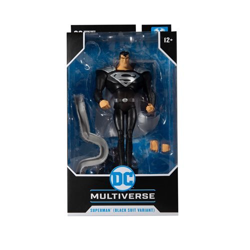 IN STOCK! McFarlane DC Multiverse Black Suit Superman: The Animated Series 7-Inch Scale Action Figure