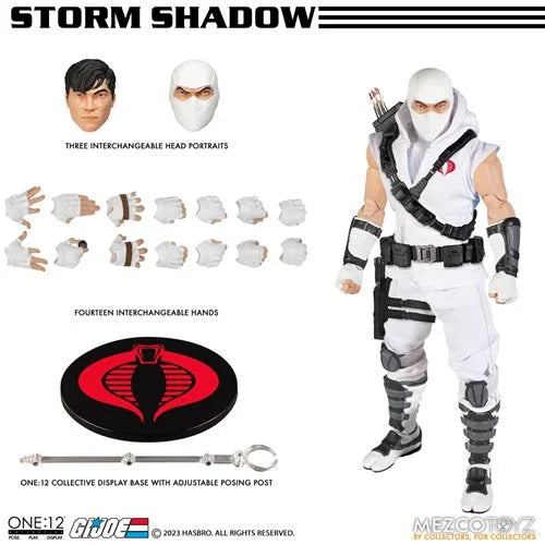 ( Pre Order ) Mezco One:12 Collective G.I. Joe: Storm Shadow Action Figure