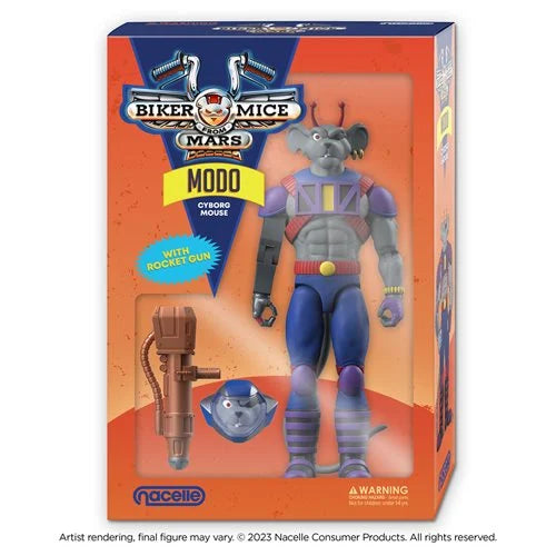 IN STOCK! Biker Mice from Mars Modo 7-Inch Scale Action Figures
