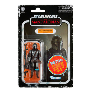 IN STOCK! Star Wars Retro Collection Wave 4 Beskar Mandalorian ( creased card )