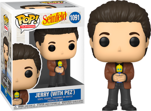 IN STOCK! FUNKO POP TV SEINFELD JERRY WITH PEZ EXCLUSIVE