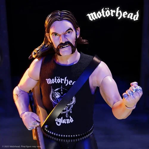 IN STOCK! Super 7 Ultimates Motorhead Lemmy 7-Inch Action