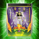 IN STOCK! Super 7 Ultimates Power Rangers Wave 4  Mighty Morphin White Ranger 7-Inch Action Figure