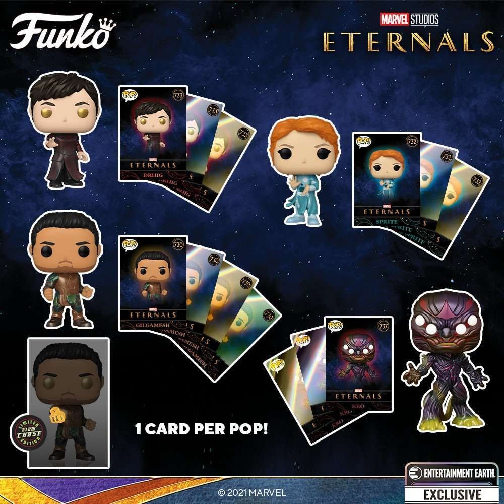 IN STOCK! FUNKO Eternals Pop! Vinyl Figure with Collectible Card