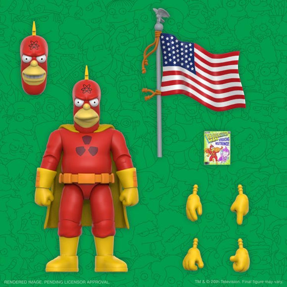 ( Pre Order ) Super 7 Ultimates The Simpsons Wave 4 Radioactive Man 7-Inch Action Figure