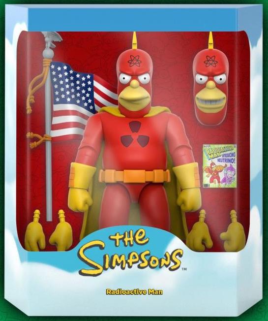 IN STOCK! Super 7 Ultimates The Simpsons Wave 4 Radioactive Man 7-Inch Action Figure