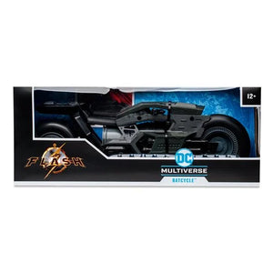 IN STOCK! McFarlane DC Multiverse The Flash Movie Batcycle 1:7 Scale Vehicle