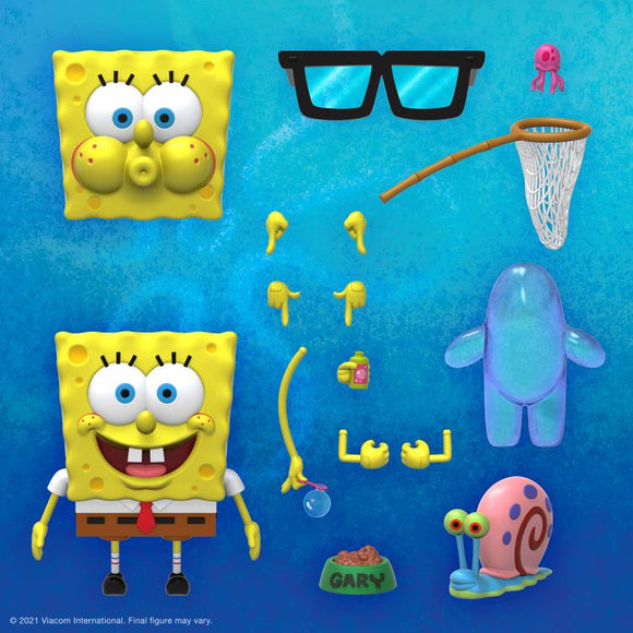 IN STOCK! Super 7 Ultimates Sponge Bob Squarepants 7 inch Figure