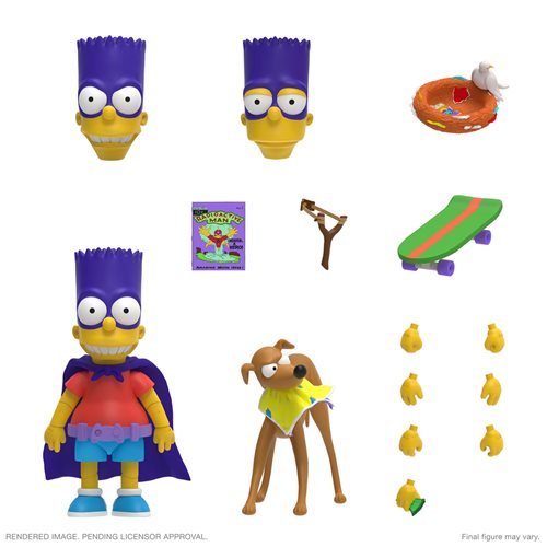 ( Pre Order ) Super 7 Ultimates The Simpsons Wave 2 Bartman 7-Inch Action Figure
