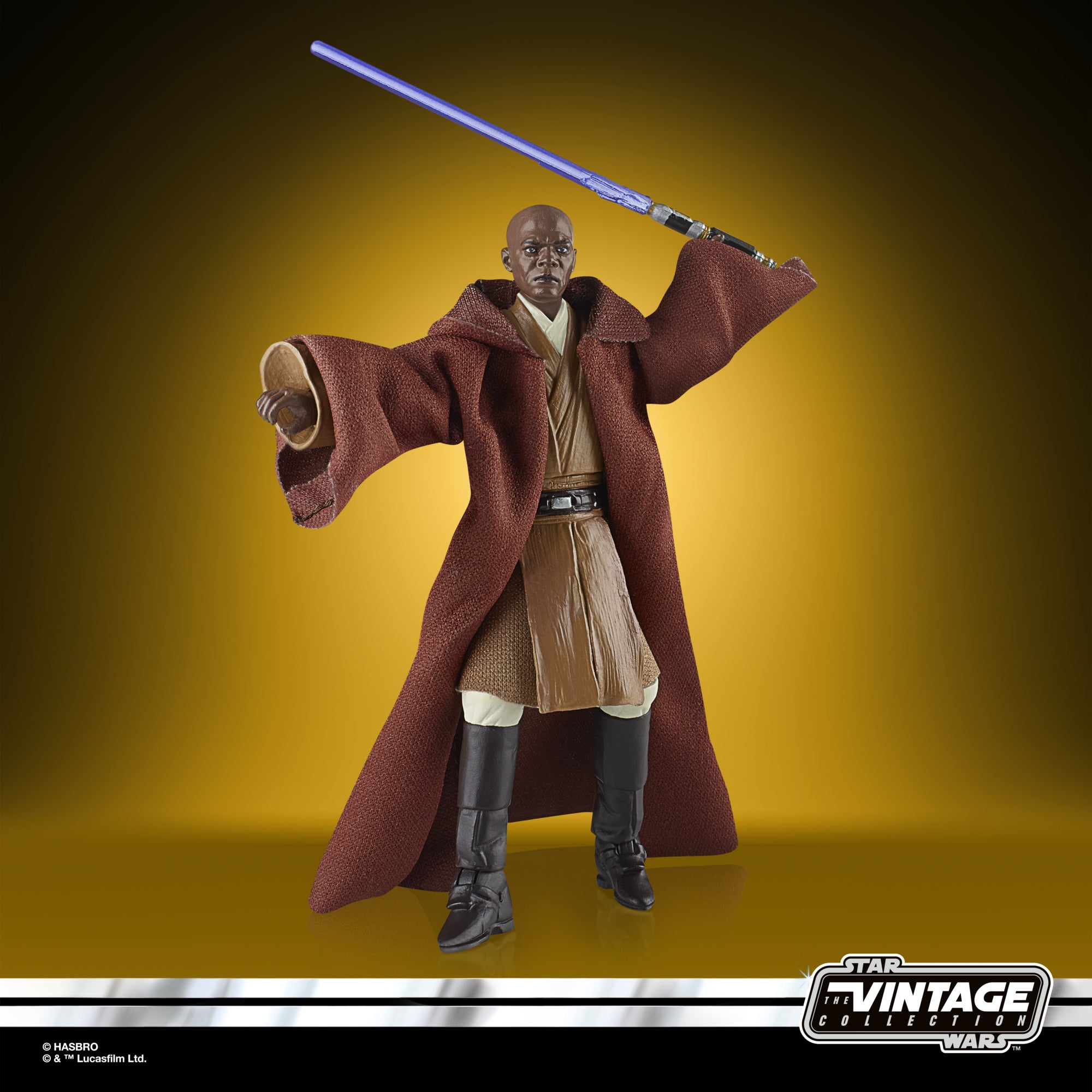 Mace Windu (with Jedi Grappling Hook) - Playskool Heroes - Jedi Force action  figure