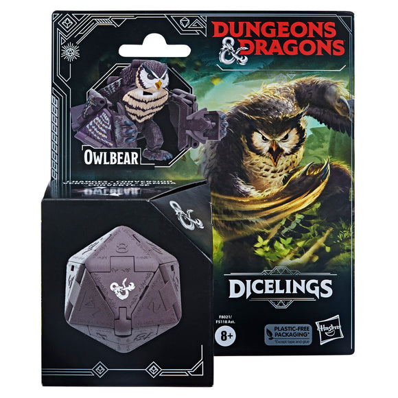 IN STOCK! Dungeons & Dragons Honor Among Thieves D&D Dicelings Brown Owl Bear Converting Figure
