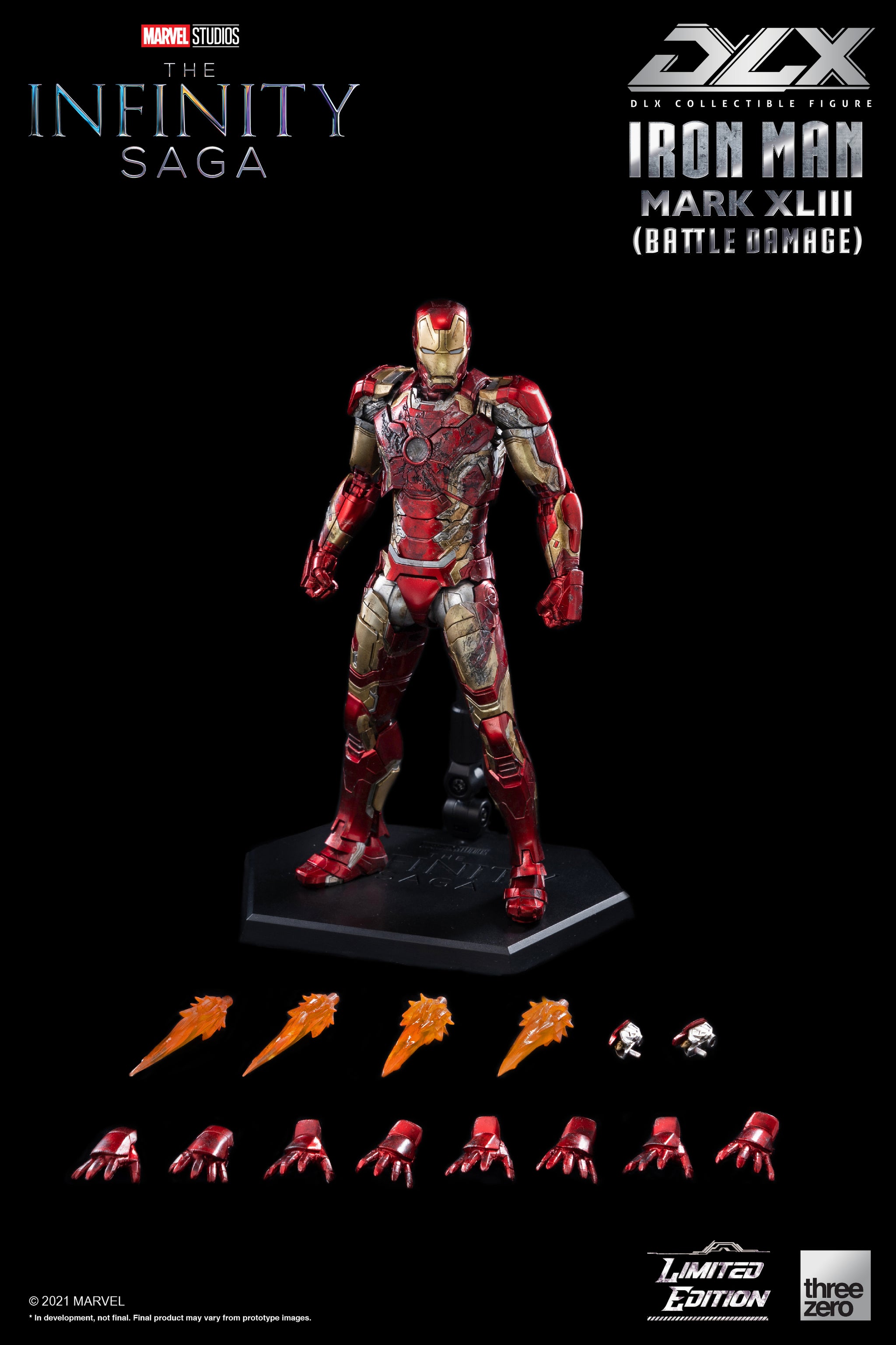 IN STOCK! Threezero Avengers: Infinity Saga Iron Man Mark 43