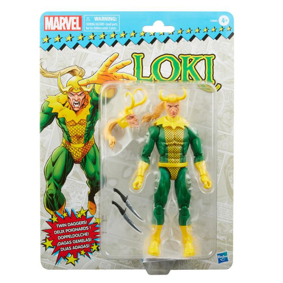 IN STOCK! Marvel Legends Retro Loki 6-Inch Action Figure
