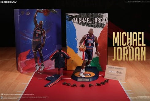 IN STOCK! Enterbay Michael Jordan Barcelona 1992 Olympic 1:6 Scale Real Masterpiece Figure